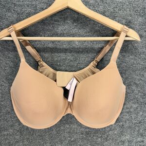 Victoria's Secret Bralette Bra Women 38DDD Beige Push Up Underwired Opaque